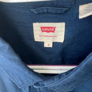 Levi’s Dark Blue button down size L